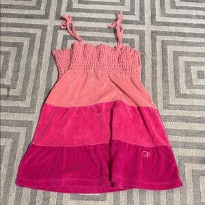 OP Pink and Fuchsia Kids Casual Dress